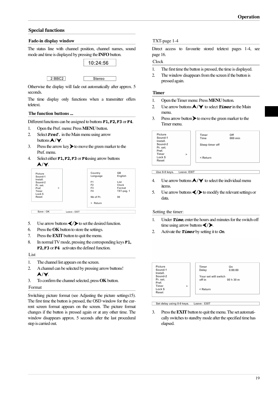 Technicolor - Thomson 20LB020S4 User Manual | Page 19 / 28