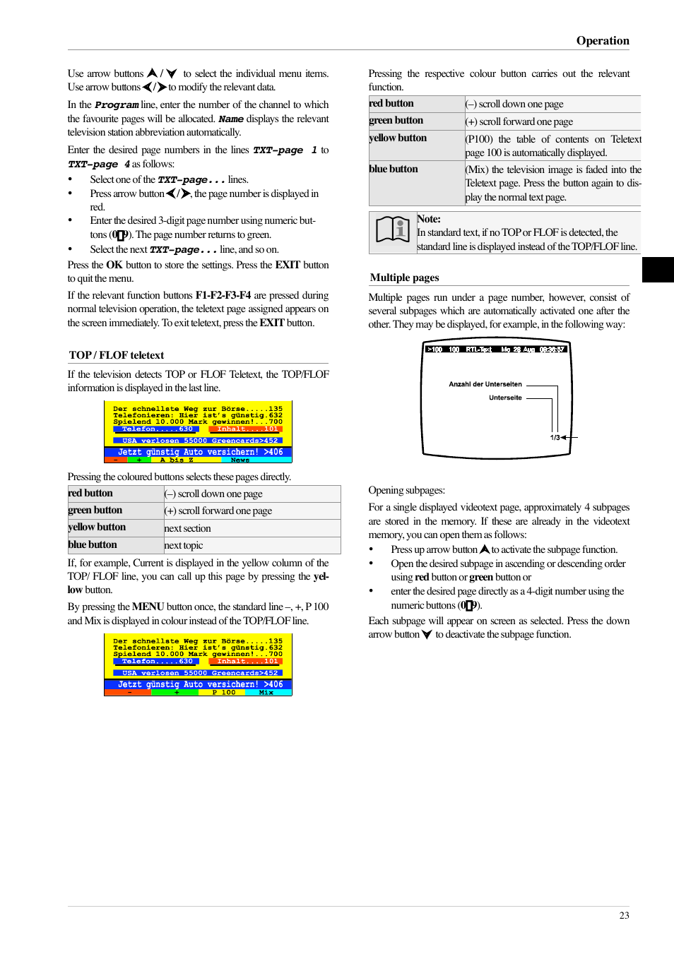 Technicolor - Thomson 20LB020S4 User Manual | Page 23 / 28