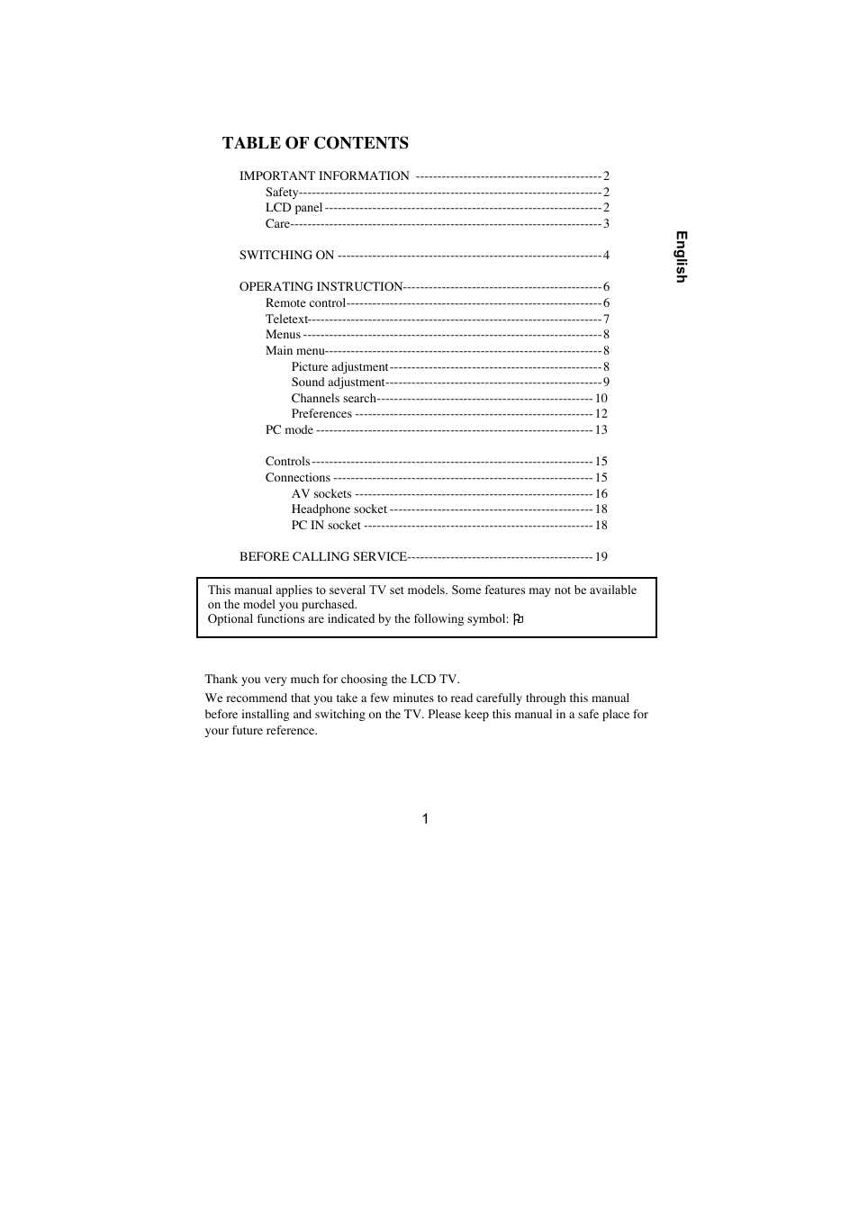 Technicolor - Thomson LB030 User Manual | 20 pages