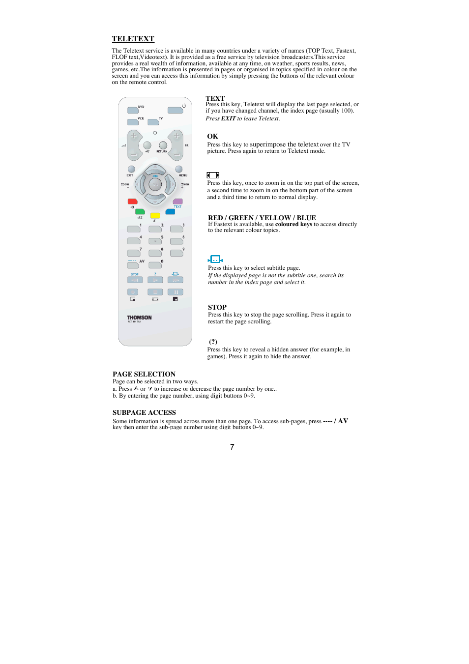 Technicolor - Thomson LB030 User Manual | Page 7 / 20