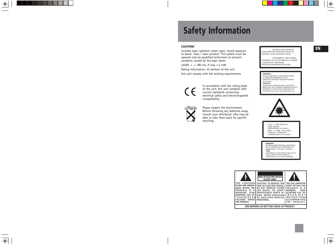 Technicolor - Thomson TM9237 User Manual | 5 pages