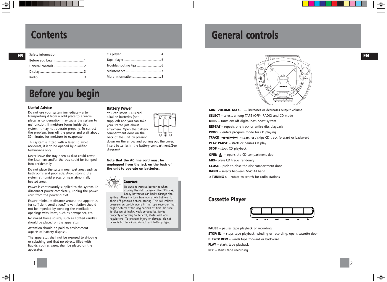 Technicolor - Thomson TM9237 User Manual | Page 2 / 5