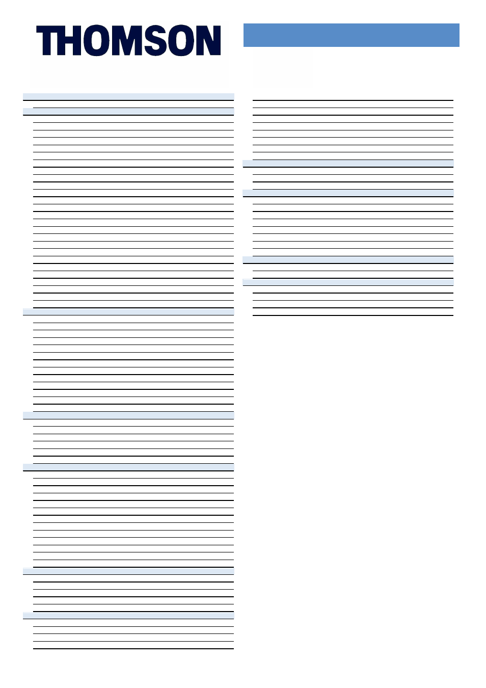 Technical data | Technicolor - Thomson 32LB030B5 User Manual | Page 2 / 2