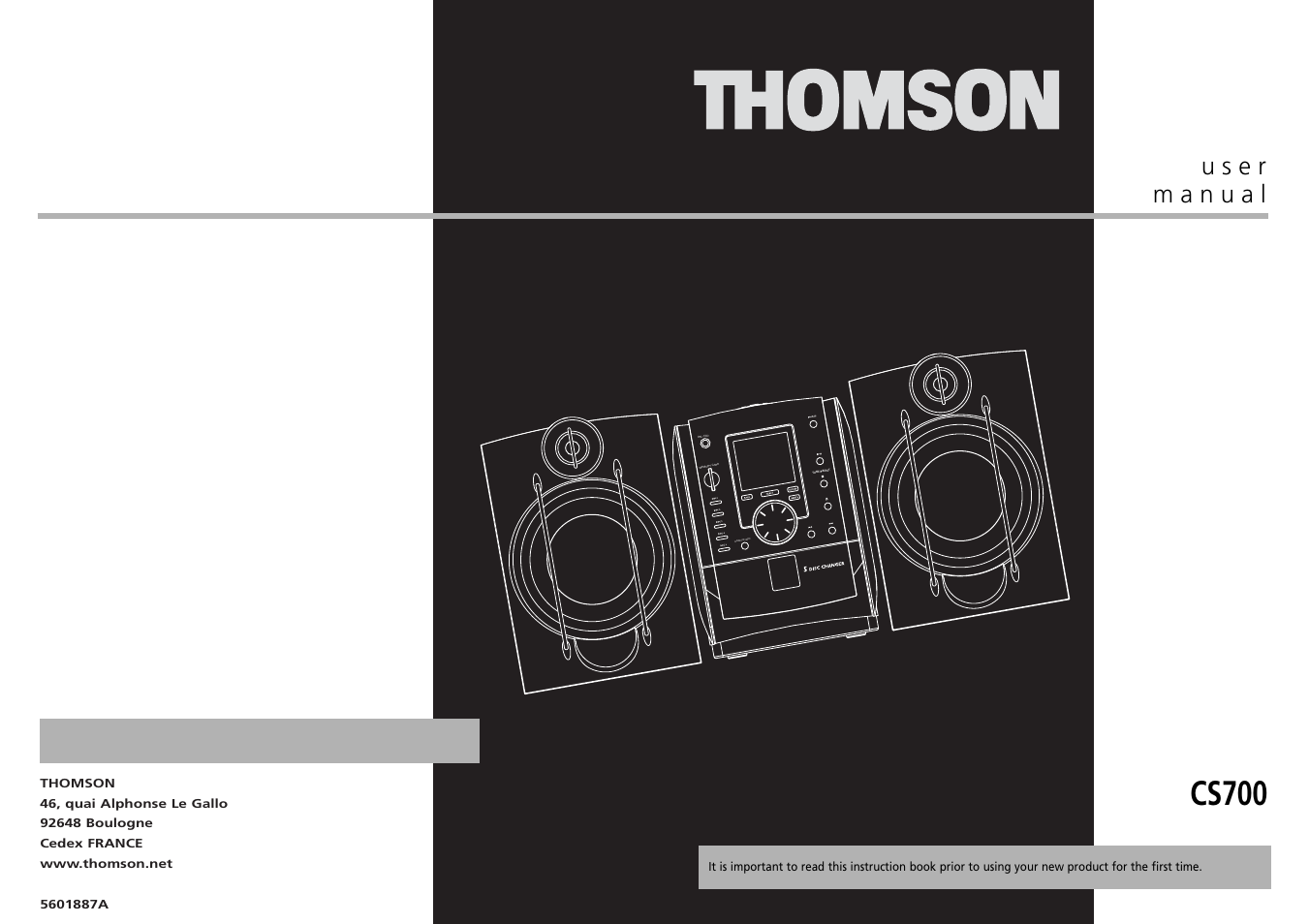 Technicolor - Thomson CS700 User Manual | 18 pages