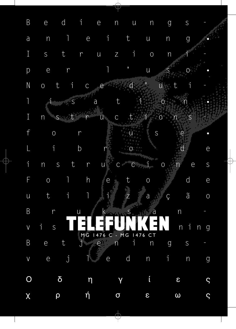 Technicolor - Thomson Telefunken M G 1 4 7 6 C T User Manual | 18 pages