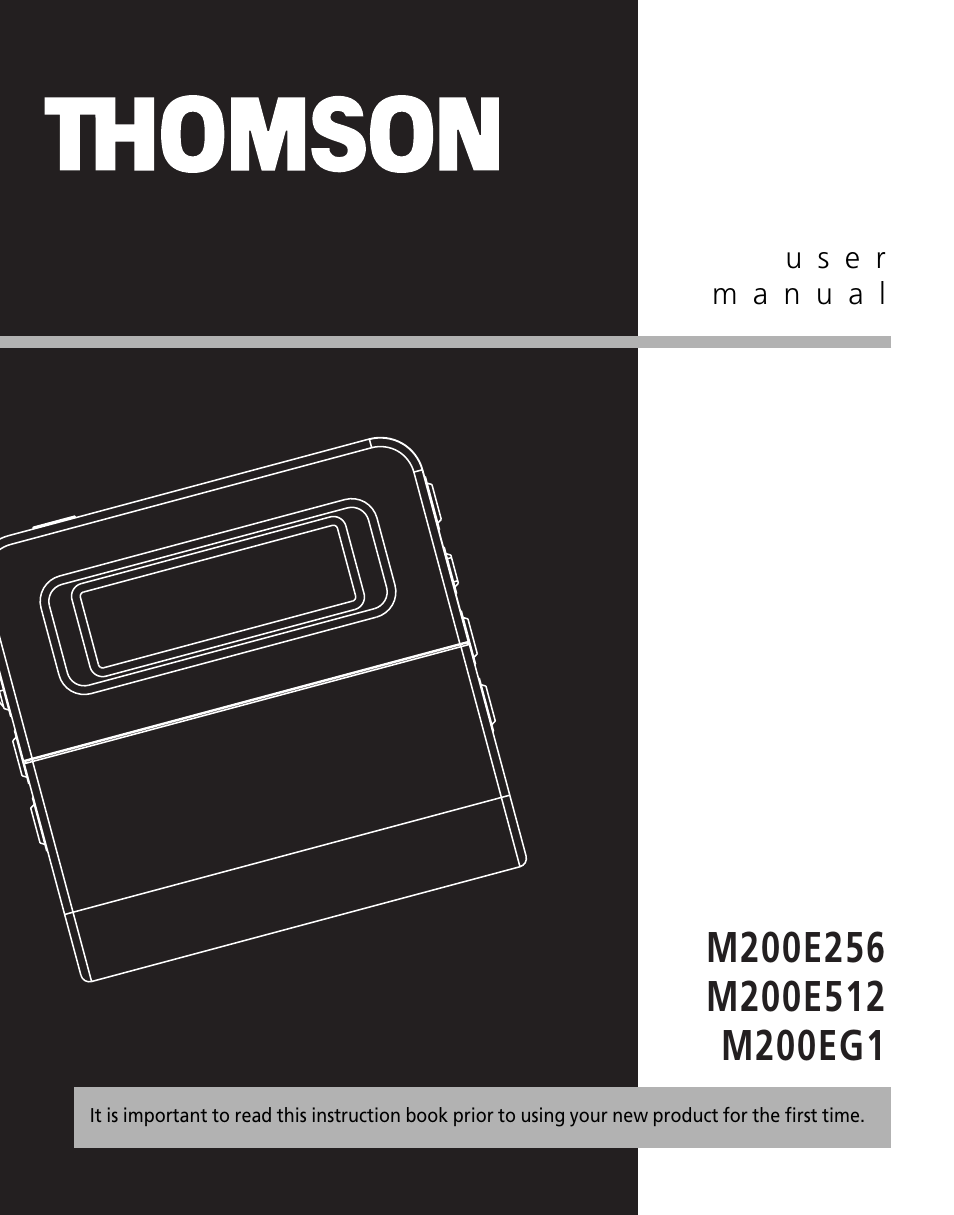 Technicolor - Thomson M200EG1 User Manual | 46 pages