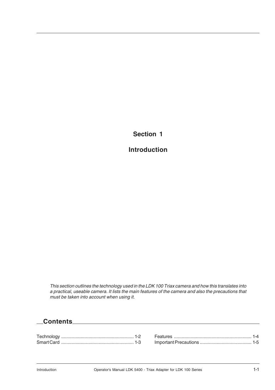 Introduction, Introduction -1 | Technicolor - Thomson 5400LDK User Manual | Page 5 / 72