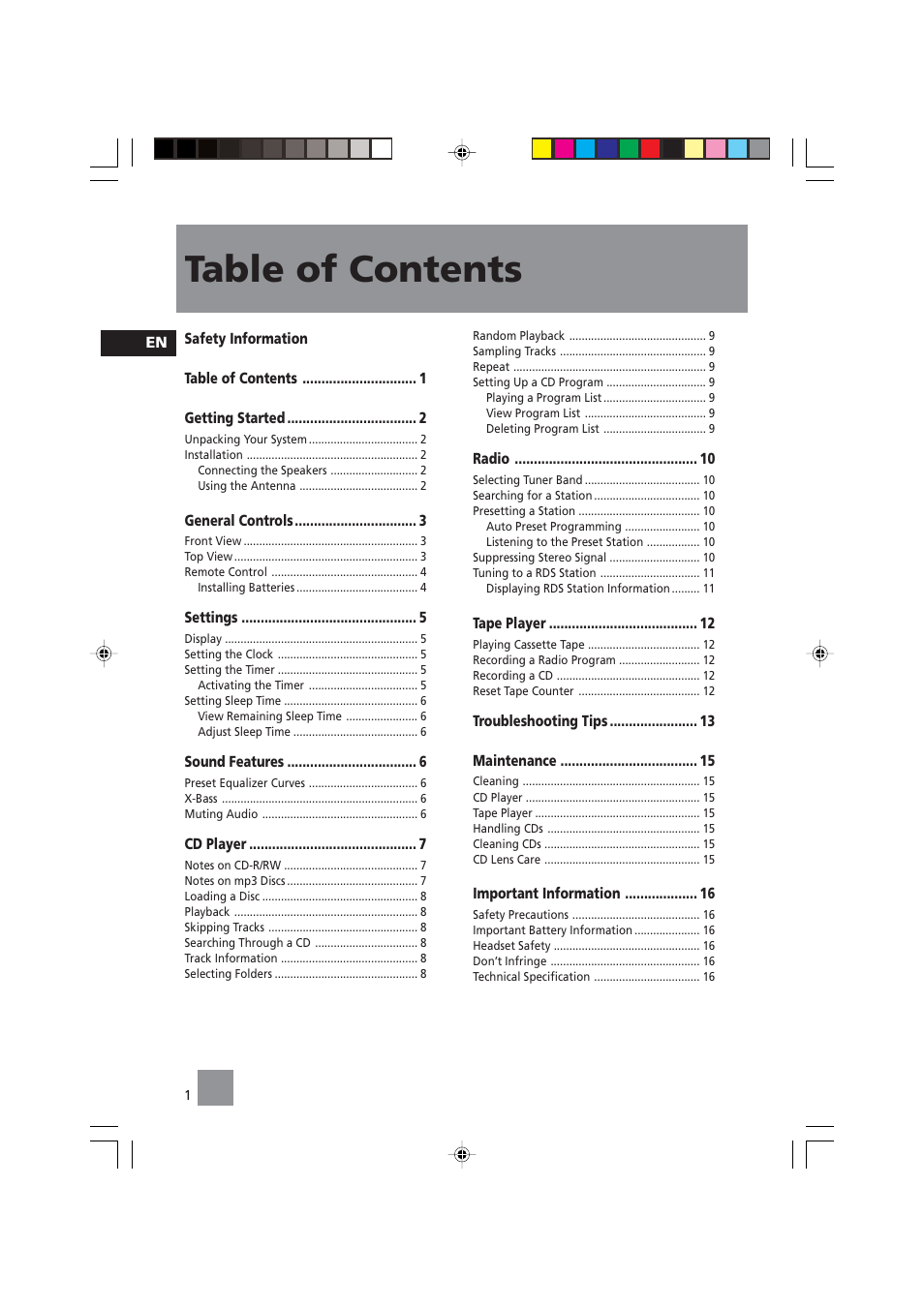 Technicolor - Thomson CS140 User Manual | Page 3 / 18