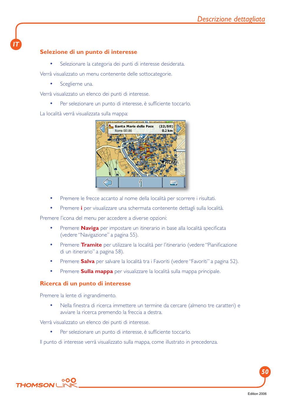 Descrizione dettagliata | Technicolor - Thomson GPS 420 User Manual | Page 51 / 109