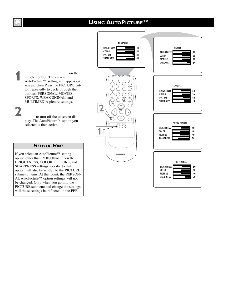 Philips 51PW9303 User Manual | Page 26 / 68