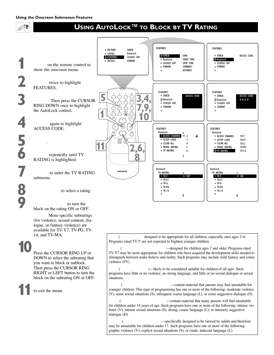 Tv r | Philips 51PW9303 User Manual | Page 48 / 68