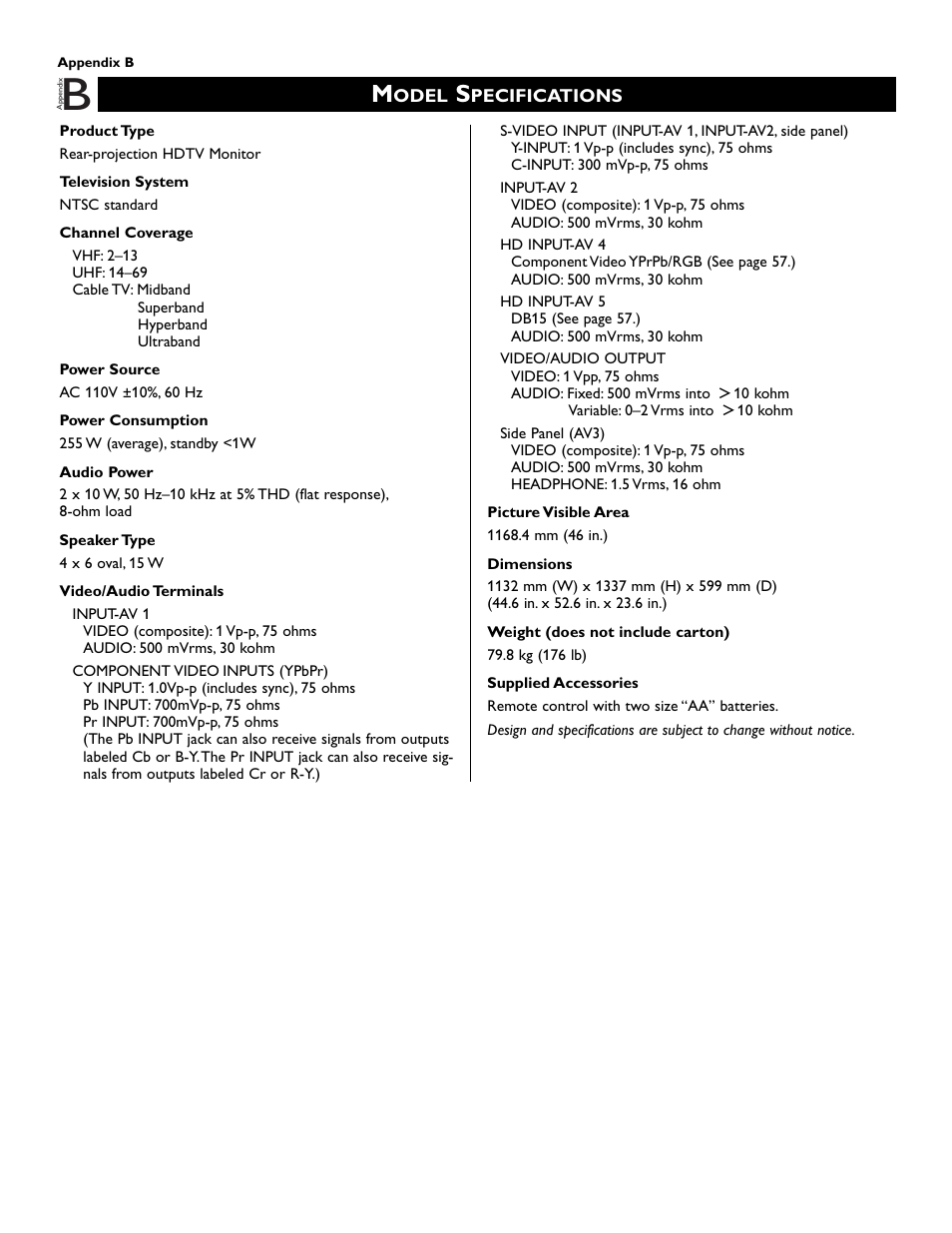 Philips 51PW9303 User Manual | Page 58 / 68