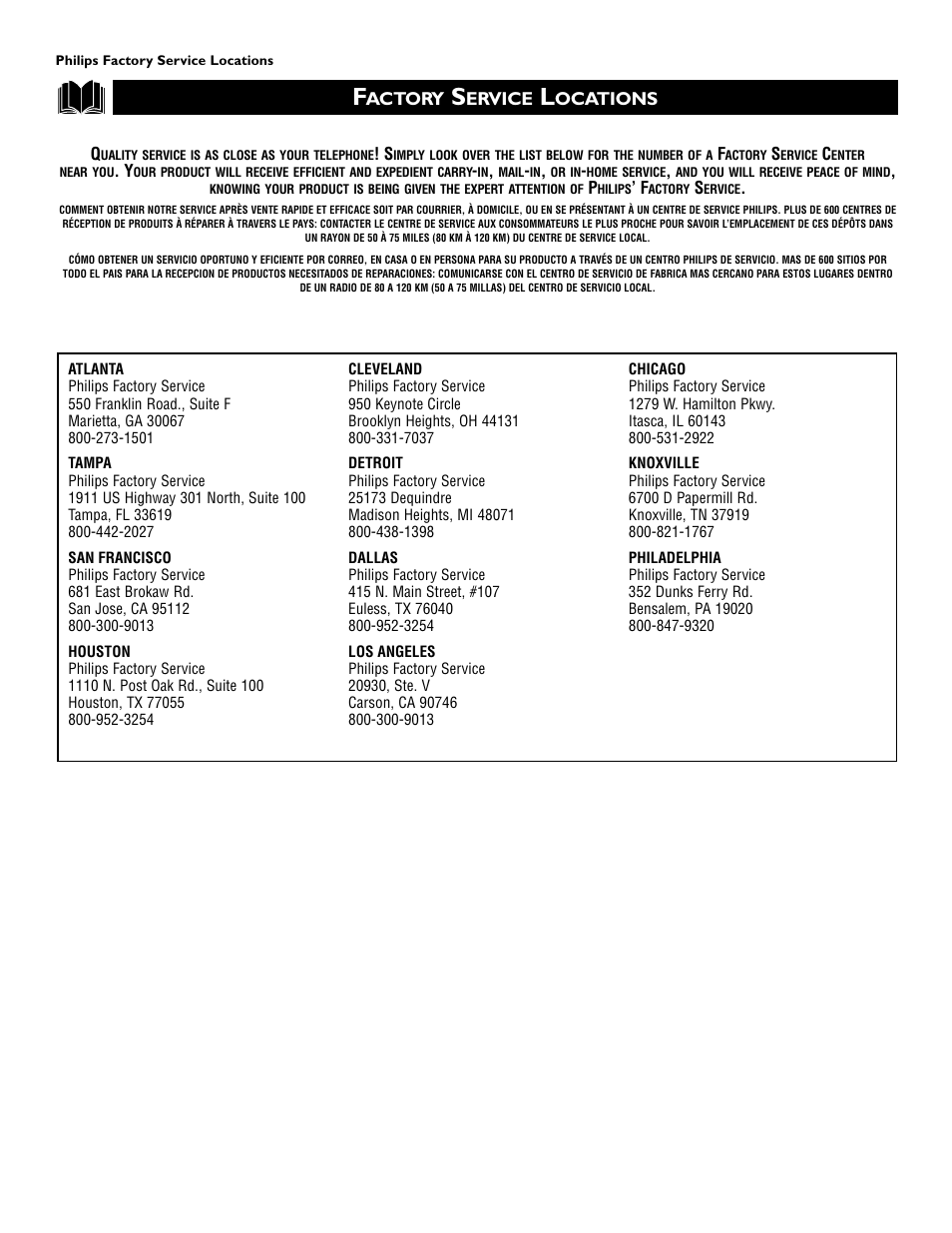 Philips 51PW9303 User Manual | Page 66 / 68