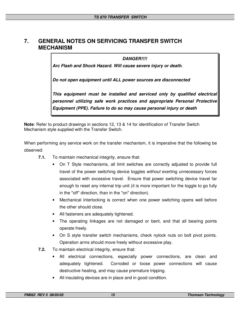 Technicolor - Thomson TS 870 User Manual | Page 19 / 46