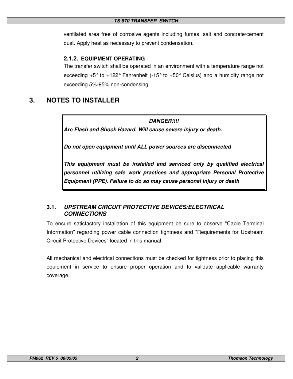 Technicolor - Thomson TS 870 User Manual | Page 6 / 46