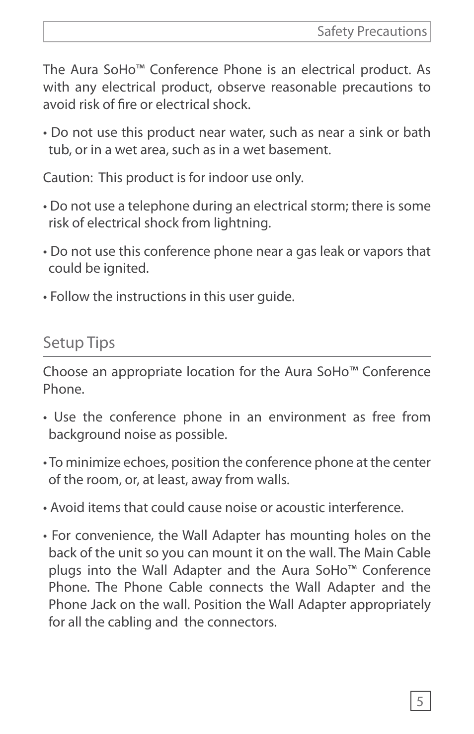Setup tips | Technicolor - Thomson CP-2016-007 User Manual | Page 10 / 24
