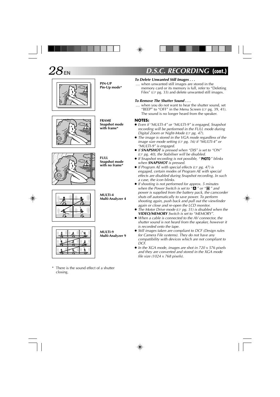 D.s.c. recording, Cont.) | Technicolor - Thomson HP 270 User Manual | Page 29 / 100