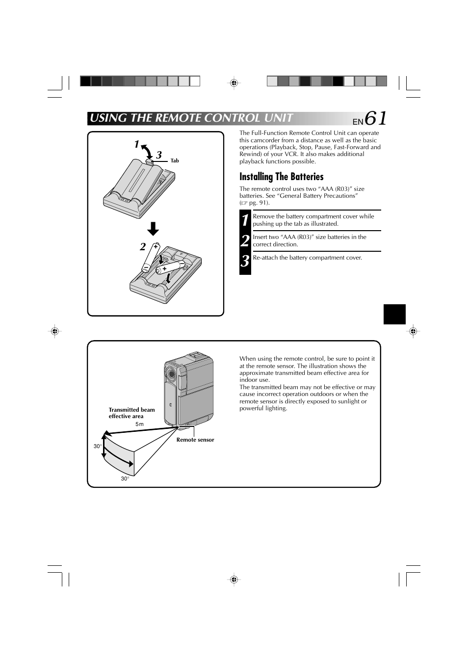 Using the remote control unit | Technicolor - Thomson HP 270 User Manual | Page 62 / 100