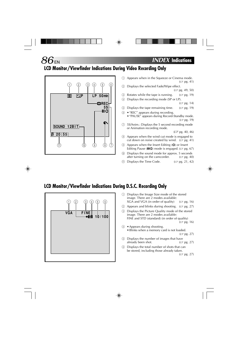 Index | Technicolor - Thomson HP 270 User Manual | Page 87 / 100