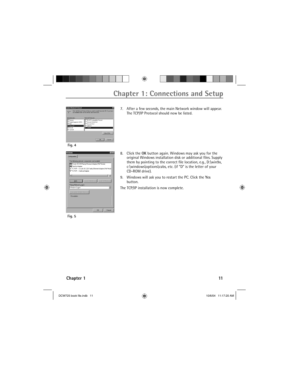 Chapter 1: connections and setup | Technicolor - Thomson Network Router User Manual | Page 13 / 72