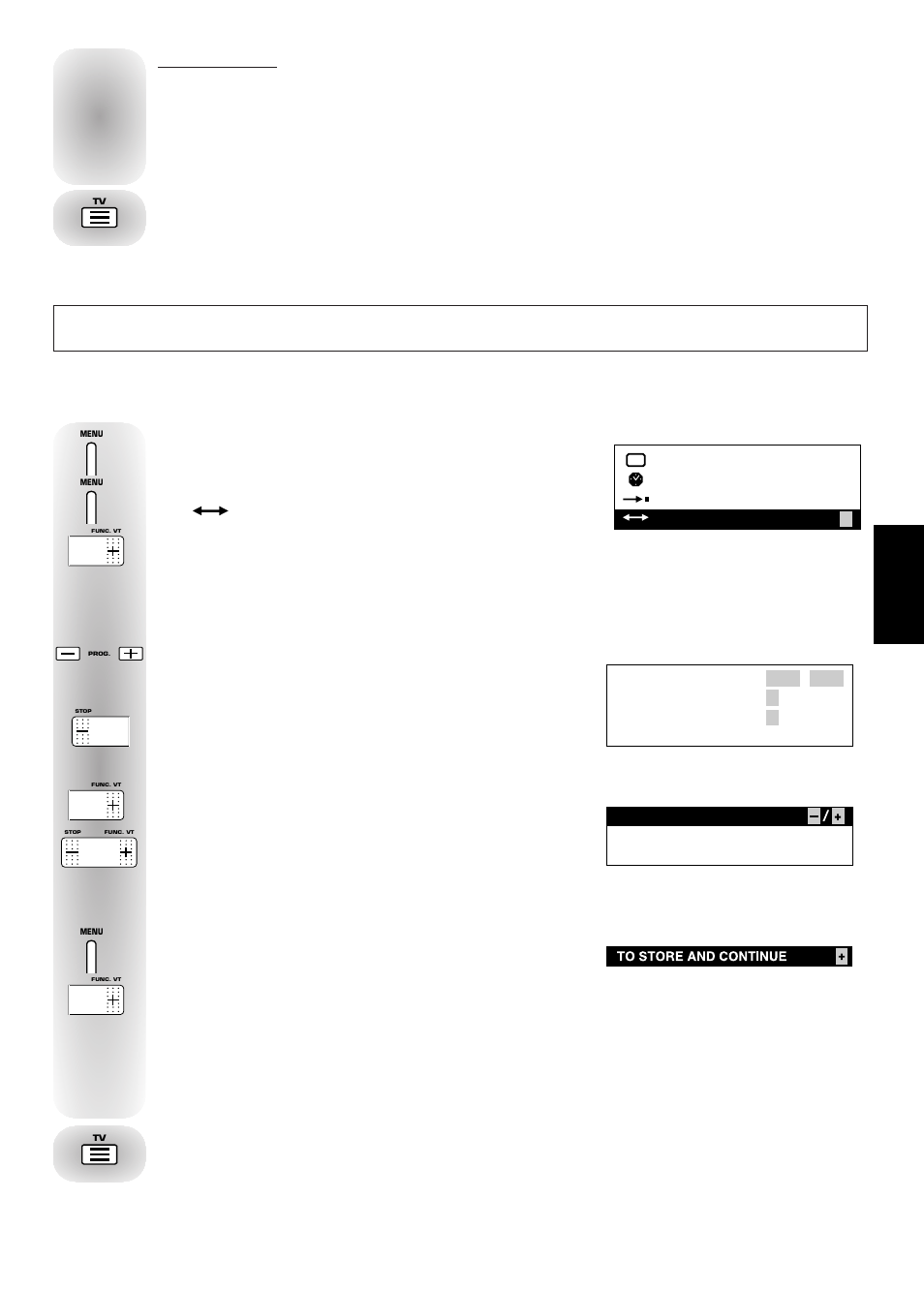 New region, Re-organizing programmes | Technicolor - Thomson 21 MS 77 CX User Manual | Page 7 / 18