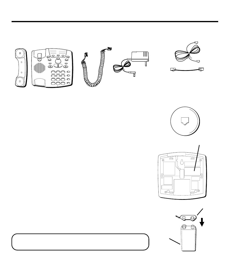 Antes de comenzar, Lista de partes, Requisitos de enchufe modular | Para instalar la batería, Ntes, Omenzar, Ista, Artes, Equisitos, Enchufe | Technicolor - Thomson 29870 Series User Manual | Page 32 / 56