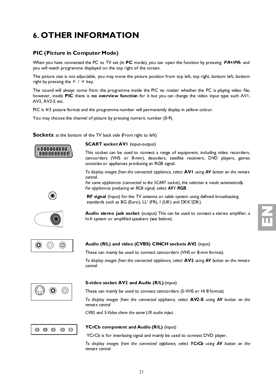 Other information | Technicolor - Thomson 27LB120S4 User Manual | Page 21 / 25