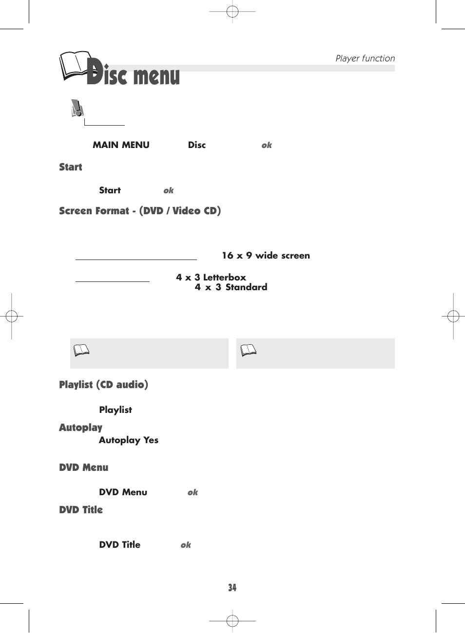 Isc menu | Technicolor - Thomson DTH 7000 E User Manual | Page 34 / 60