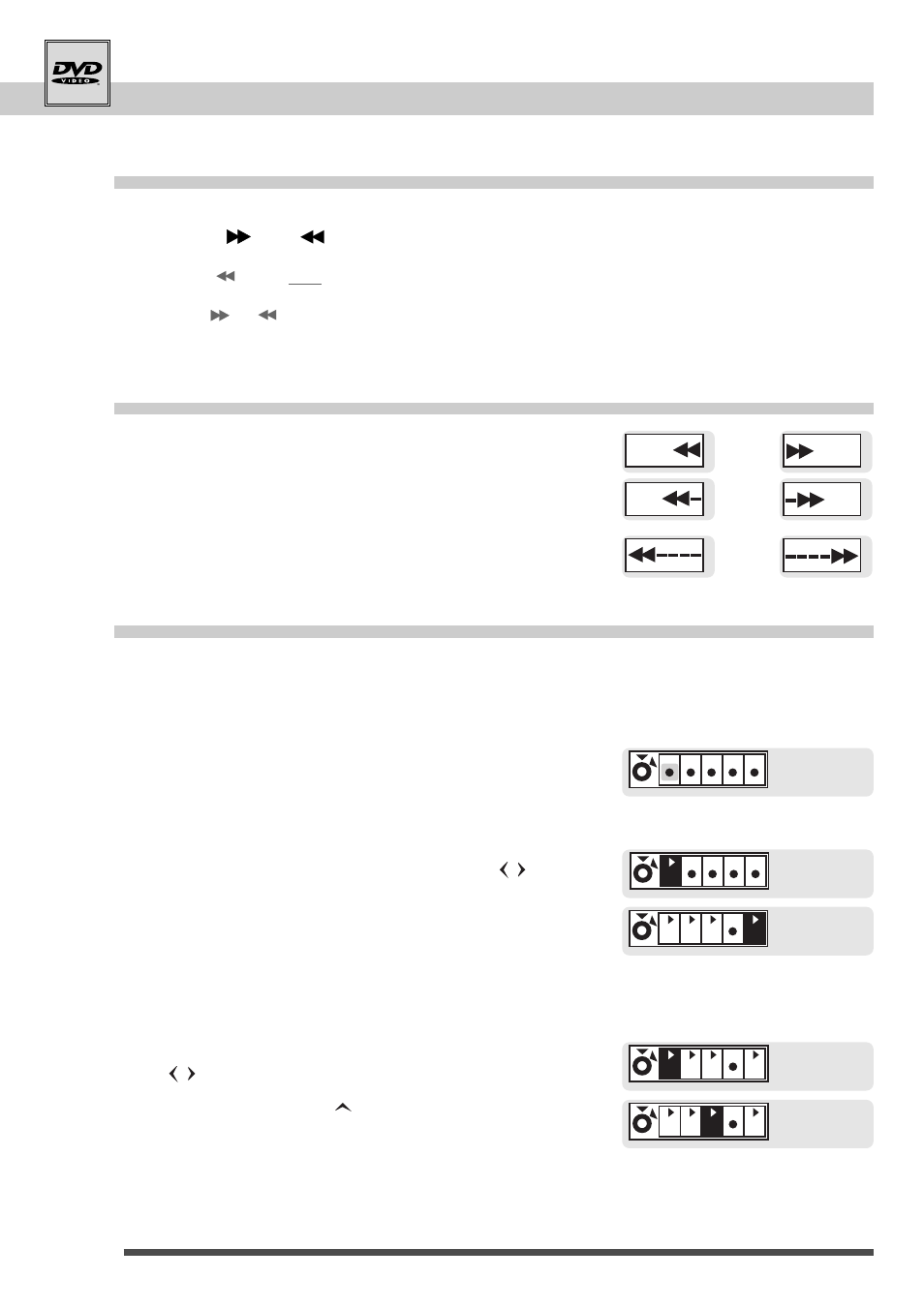 Access to a scene, Chapter / track skip picture / track scan markers | Technicolor - Thomson DTH 2000 User Manual | Page 14 / 48