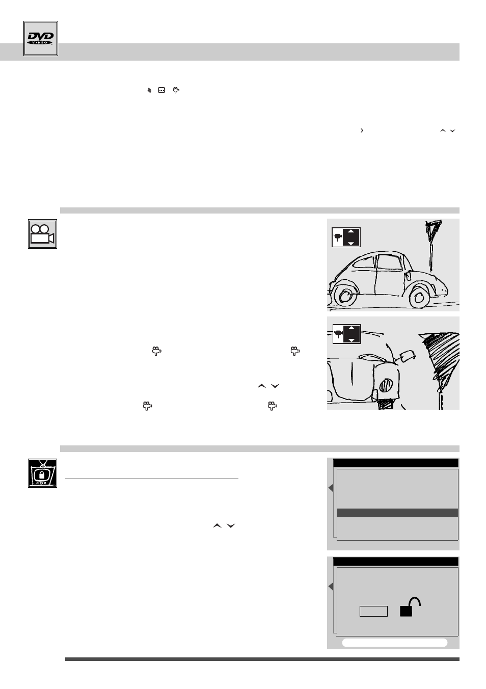 Angle / rating, Camera angle overriding the rating | Technicolor - Thomson DTH 2000 User Manual | Page 18 / 48