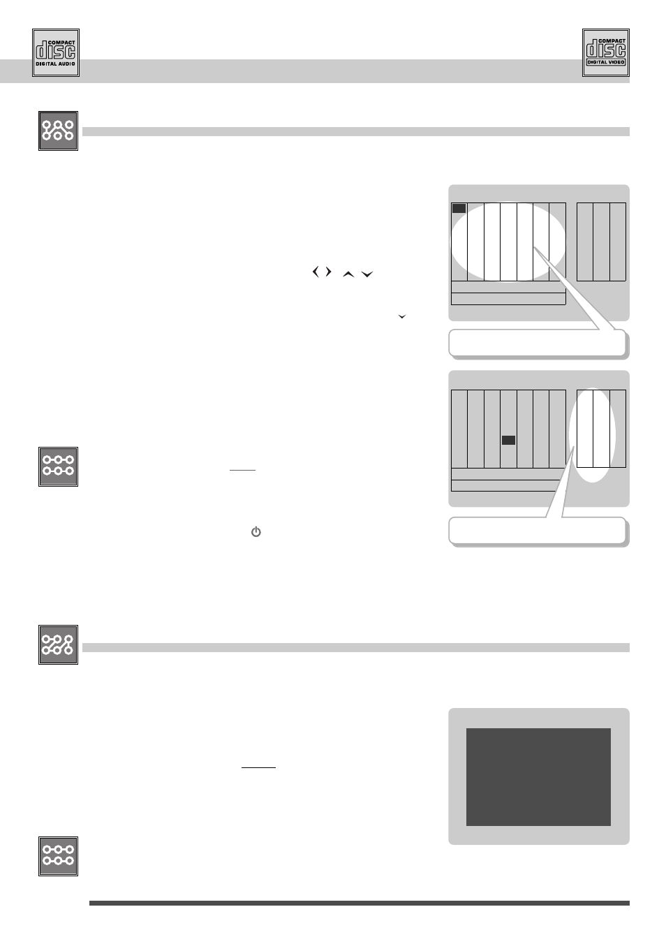 Audio cd/video cd, Special, Programme play | Random play | Technicolor - Thomson DTH 2000 User Manual | Page 20 / 48