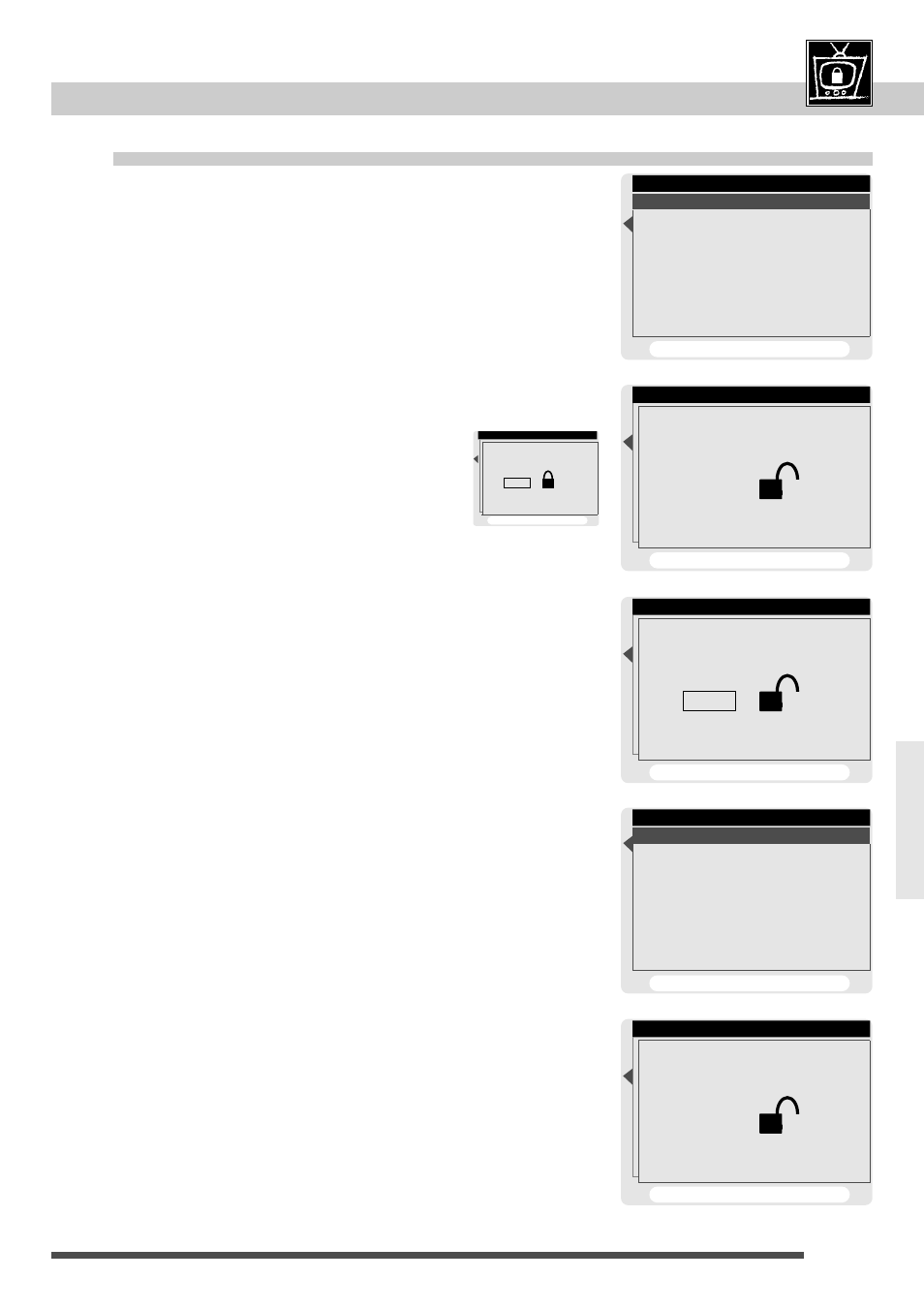 Rating limit, Set-up, Changing rating items | Technicolor - Thomson DTH 2000 User Manual | Page 29 / 48