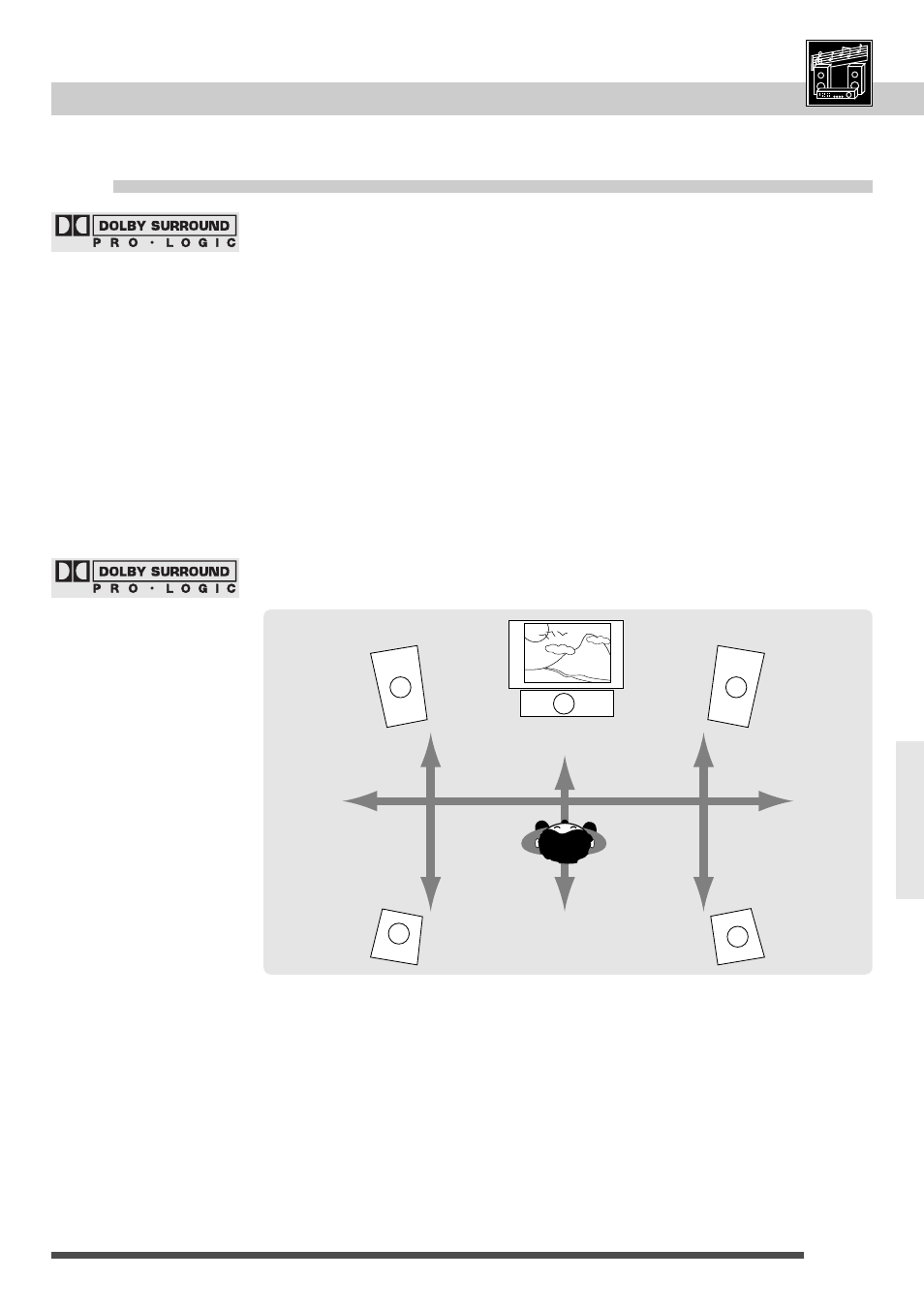 Audio connections, Set-up, Surround sound | Technicolor - Thomson DTH 2000 User Manual | Page 39 / 48