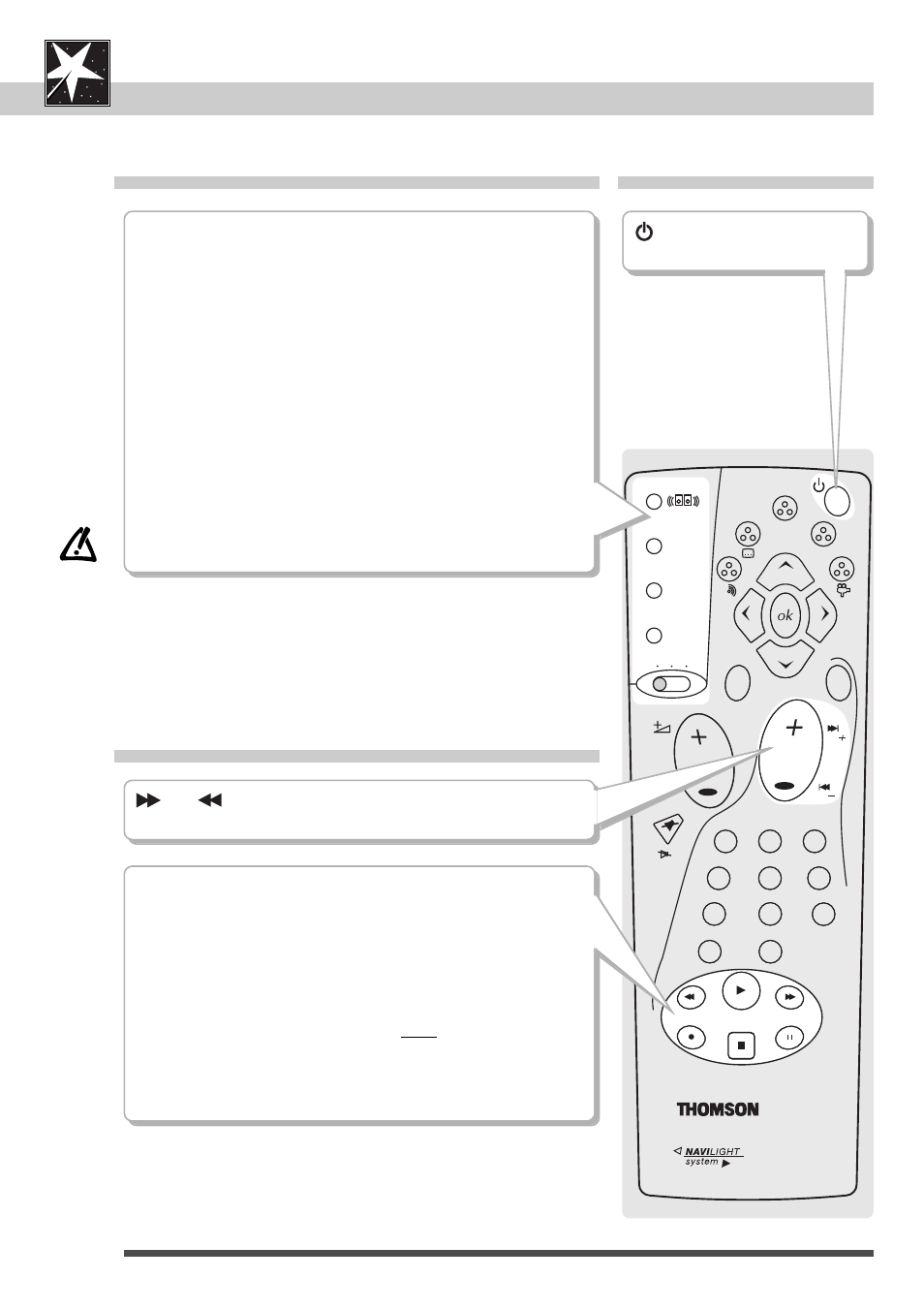 Dvd remote control, Comfort functions power / stand-by playback, Virtual surround | Random / prog, Repeat, Marker, Dvd vcr tv, Play, Rev / fwd, Stop | Technicolor - Thomson DTH 2000 User Manual | Page 6 / 48