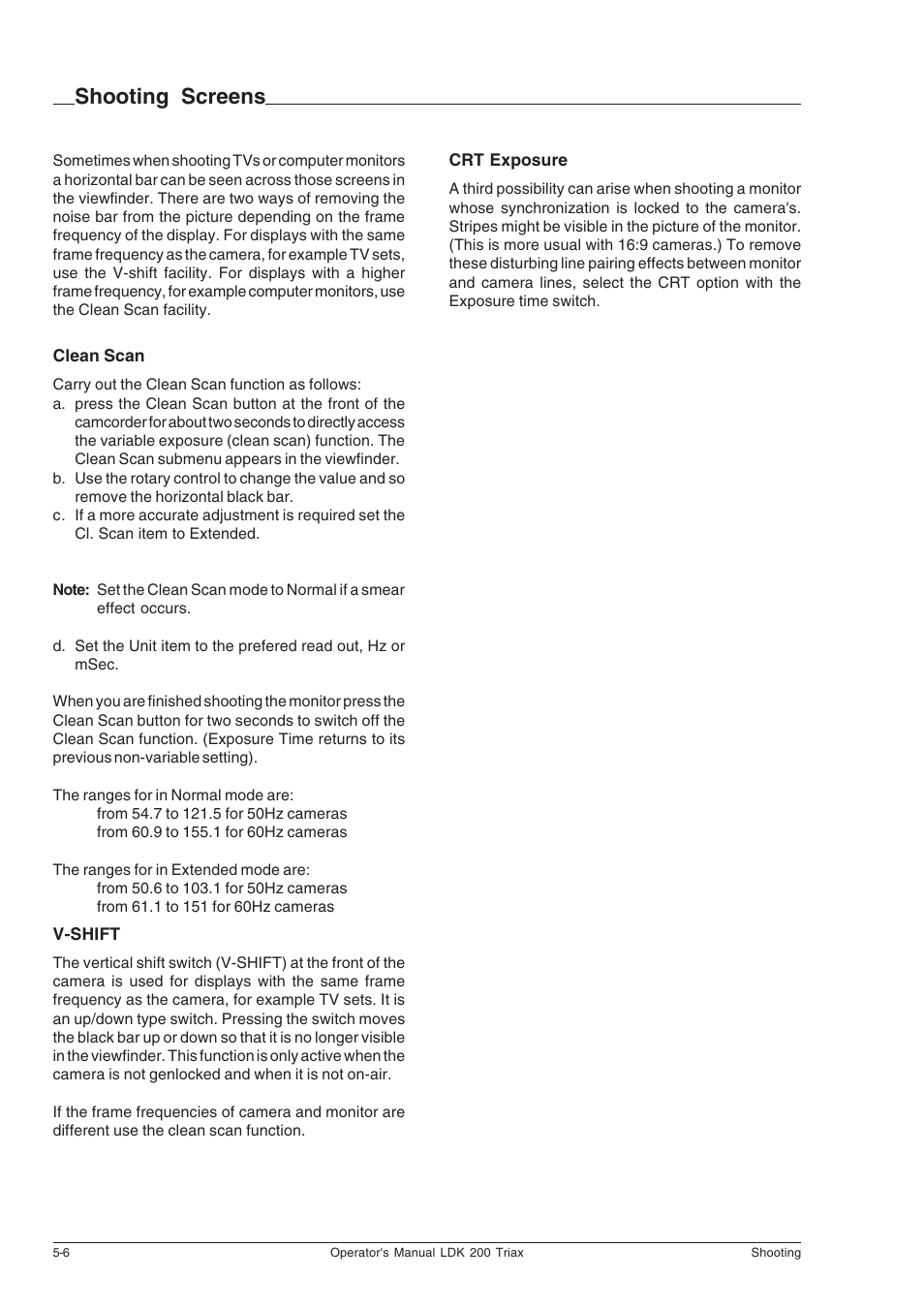 Shooting screens, Shooting screens -6 | Technicolor - Thomson RP5430 User Manual | Page 44 / 72