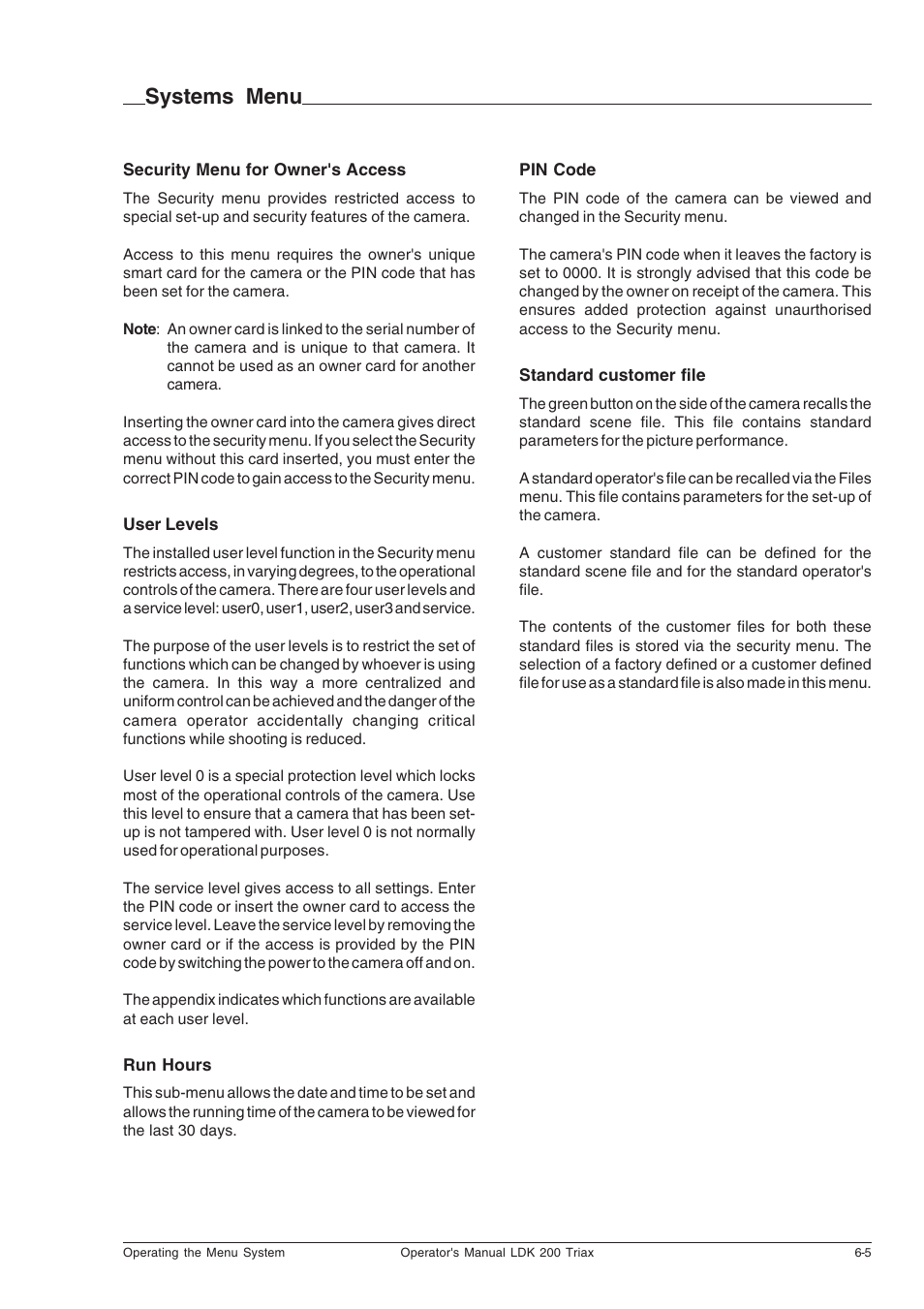 Systems menu | Technicolor - Thomson RP5430 User Manual | Page 51 / 72