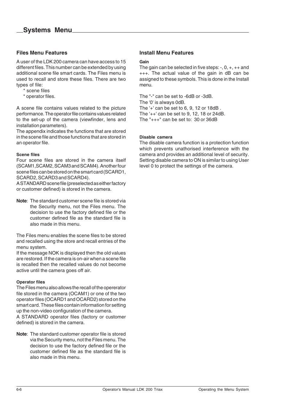 Systems menu | Technicolor - Thomson RP5430 User Manual | Page 52 / 72