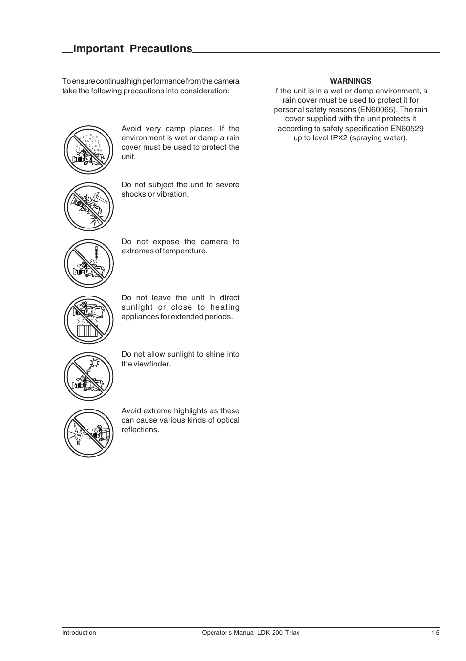 Important precautions, Important precautions -5 | Technicolor - Thomson RP5430 User Manual | Page 9 / 72
