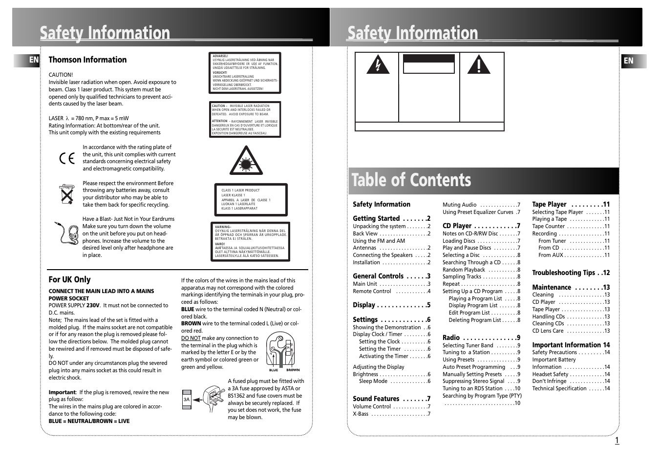 Technicolor - Thomson CS500 User Manual | Page 2 / 9