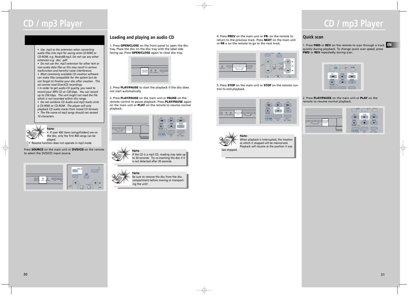 Technicolor - Thomson Radio DPL930VD User Manual | 4 pages