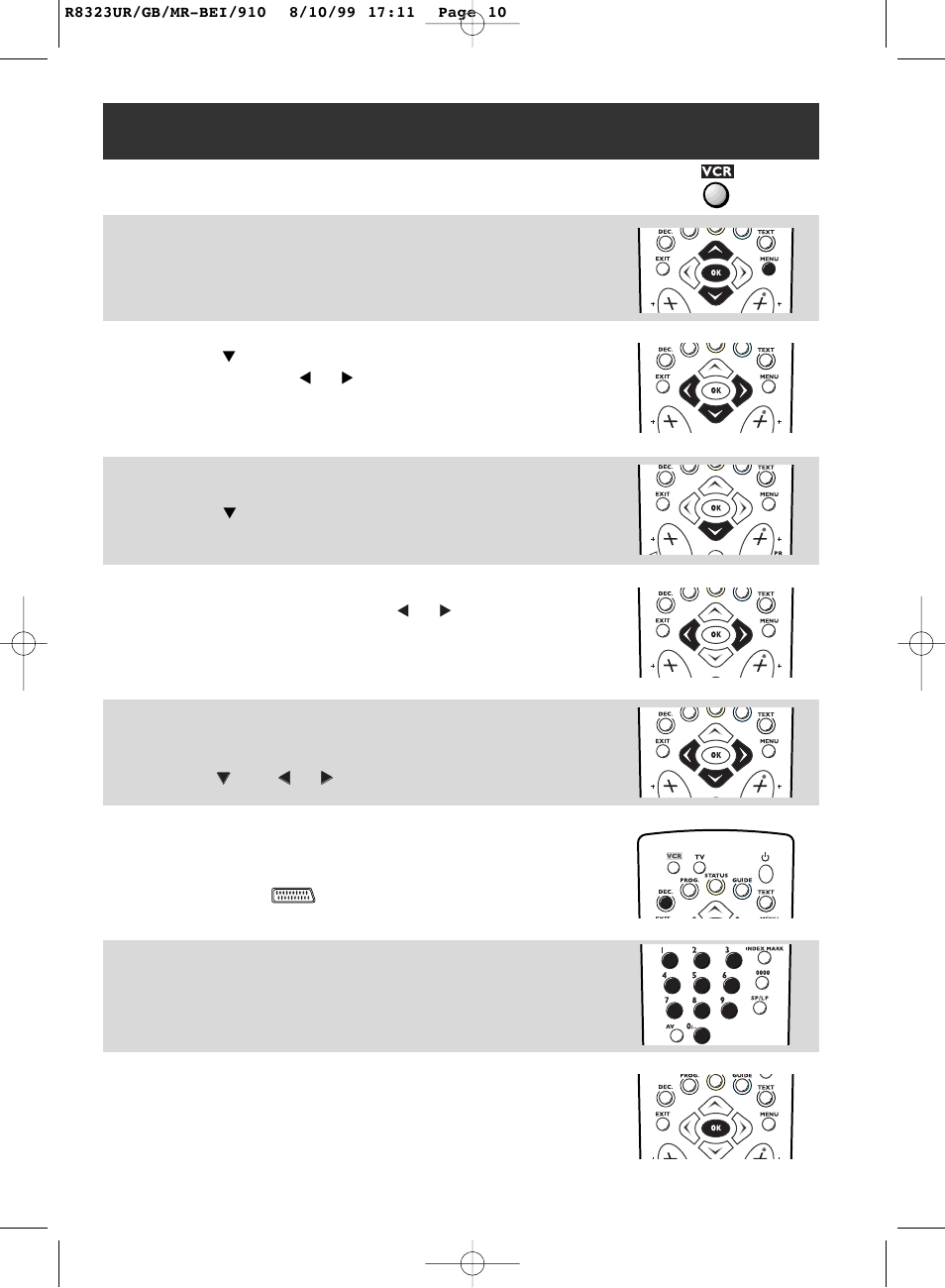 Manual channel set-up | Technicolor - Thomson Ferguson FV 400 L User Manual | Page 11 / 20