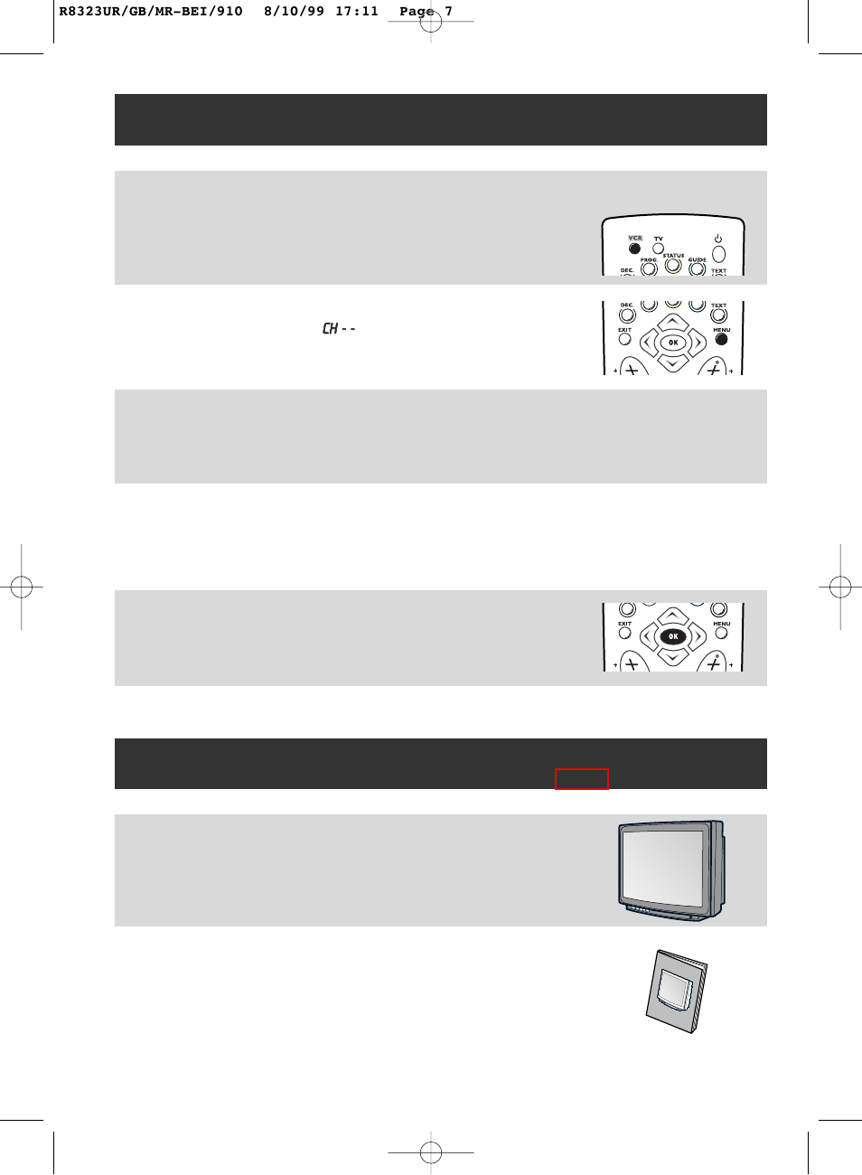Vcr set-up | Technicolor - Thomson Ferguson FV 400 L User Manual | Page 8 / 20