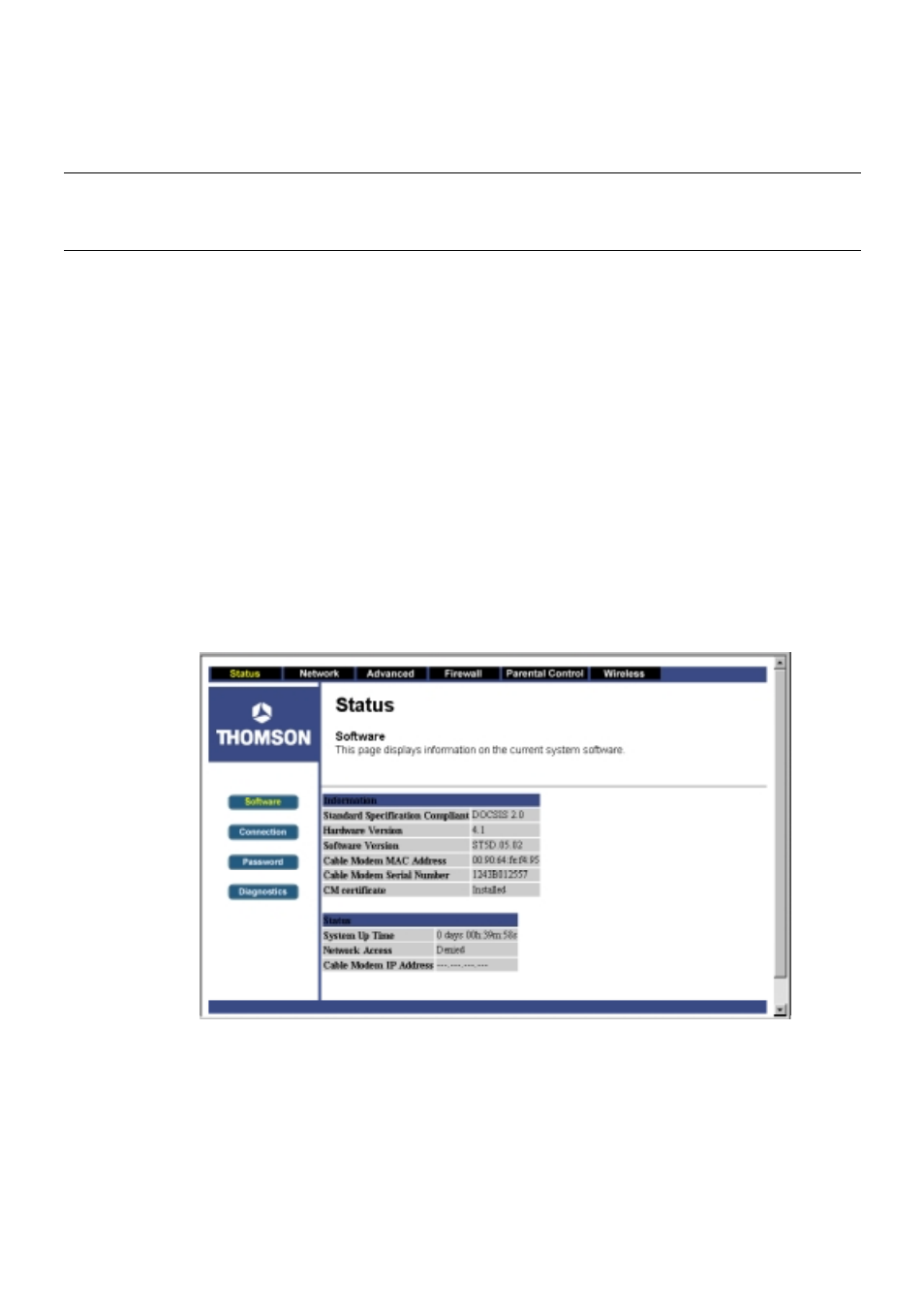 Chapter 3: advanced configuration | Technicolor - Thomson TCW710 User Manual | Page 40 / 81