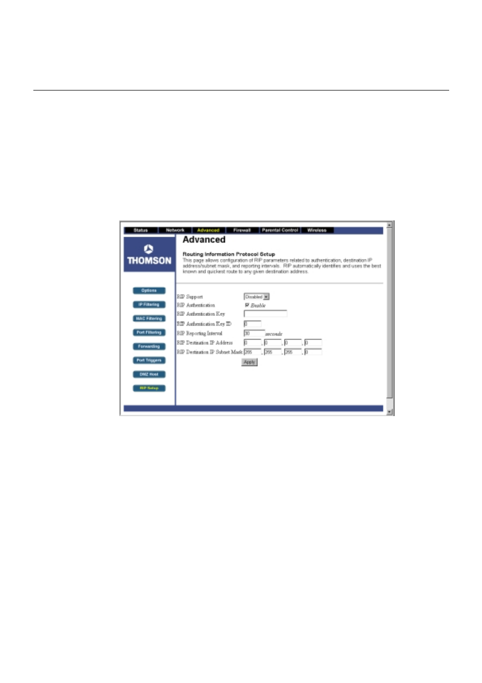 Chapter 3: advanced configuration | Technicolor - Thomson TCW710 User Manual | Page 55 / 81