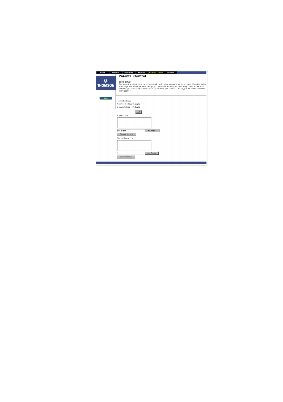 Chapter 3: advanced configuration | Technicolor - Thomson TCW710 User Manual | Page 57 / 81