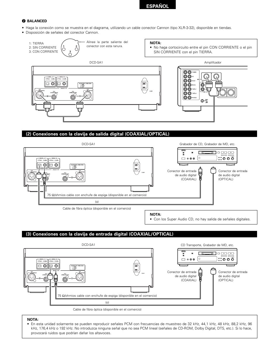 Español | Technicolor - Thomson DCD-SA1 User Manual | Page 51 / 86