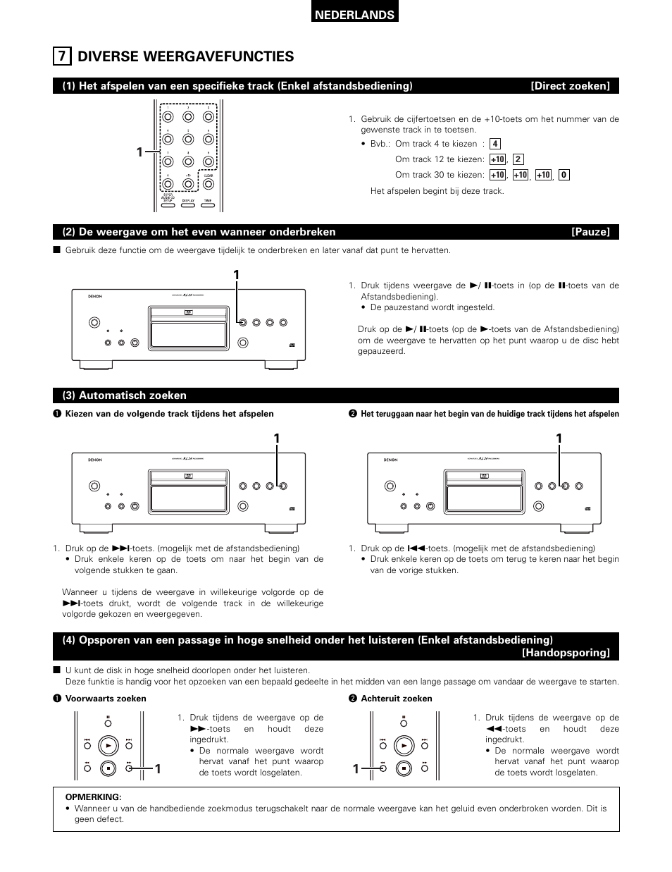 7 diverse weergavefuncties | Technicolor - Thomson DCD-SA1 User Manual | Page 68 / 86
