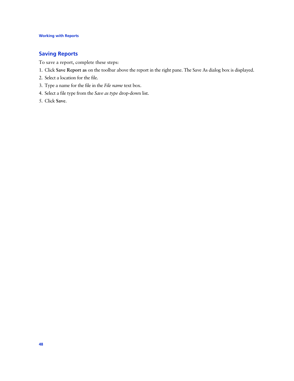 Saving reports | Technicolor - Thomson West Case Notebook User Manual | Page 56 / 80