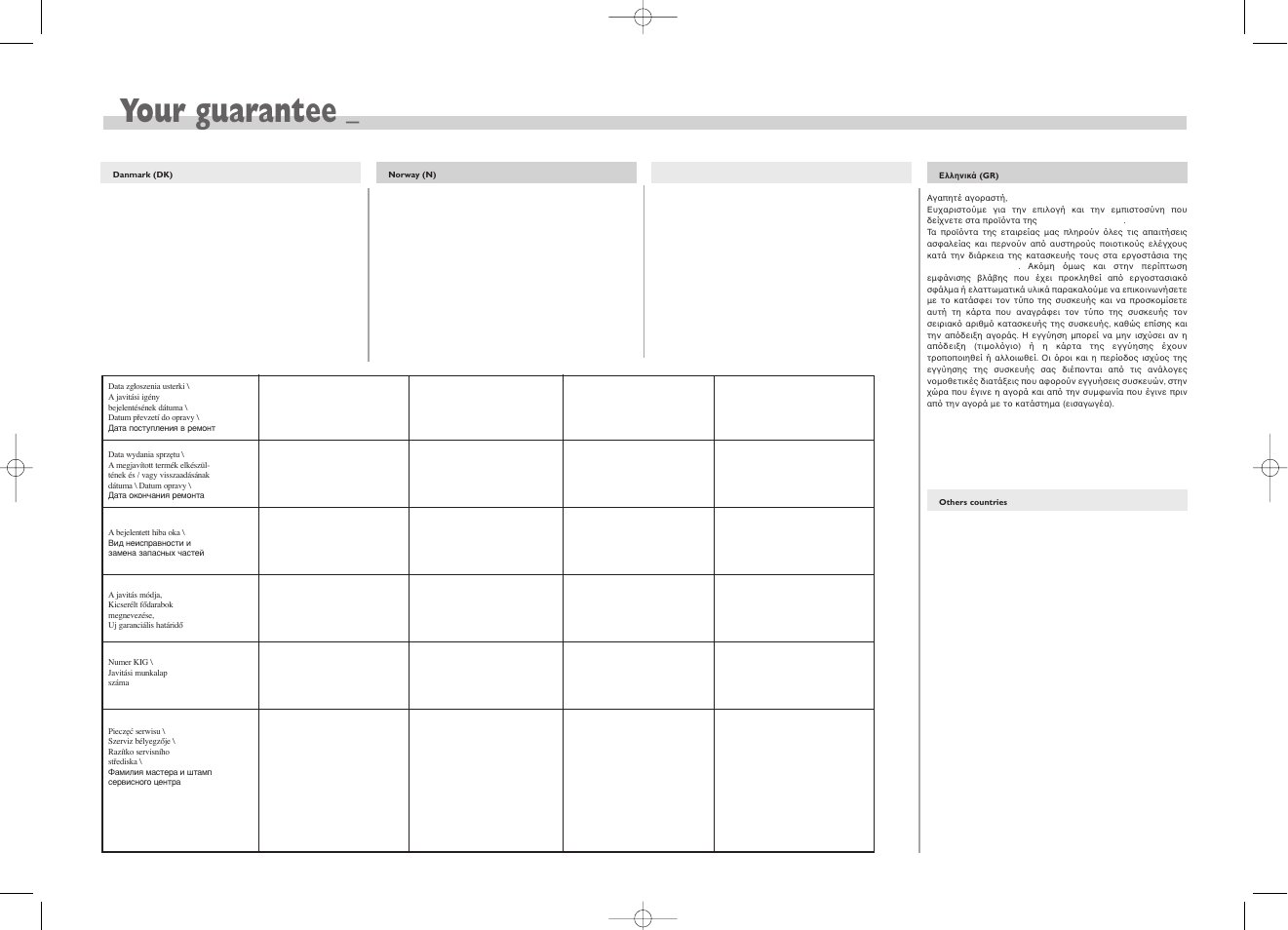 Your guarantee | Technicolor - Thomson TV/DVD User Manual | Page 5 / 35