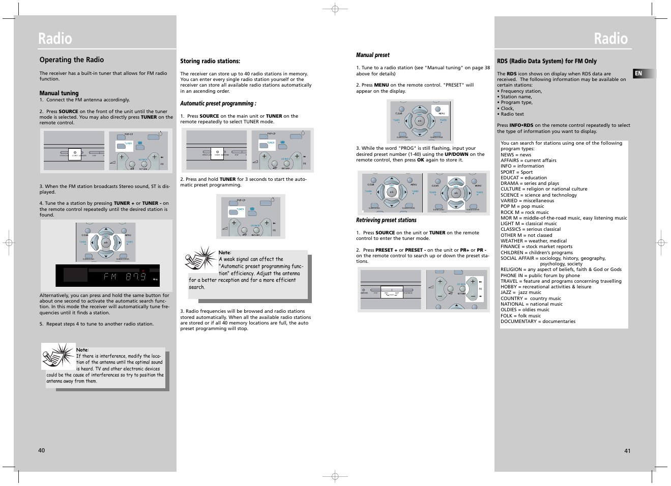 Technicolor - Thomson Radio DPL913VD User Manual | 1 page